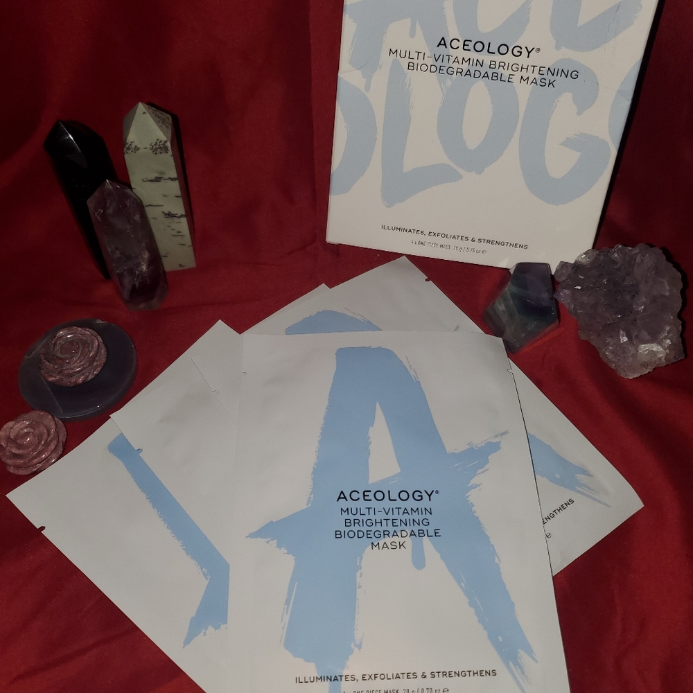 NIB Aceology Multi-Vitamin Brightening Biodegradable Masks